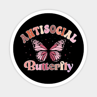 Antisocial Butterfly Magnet